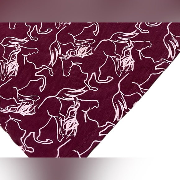 Boden Penny Dress Wild Horse Print Sheath Pencil Knee Length 3/4 Sleeve Red 6R - Picture 7 of 12